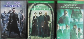 zoom immagine (DVD originali Matrix trilogia)